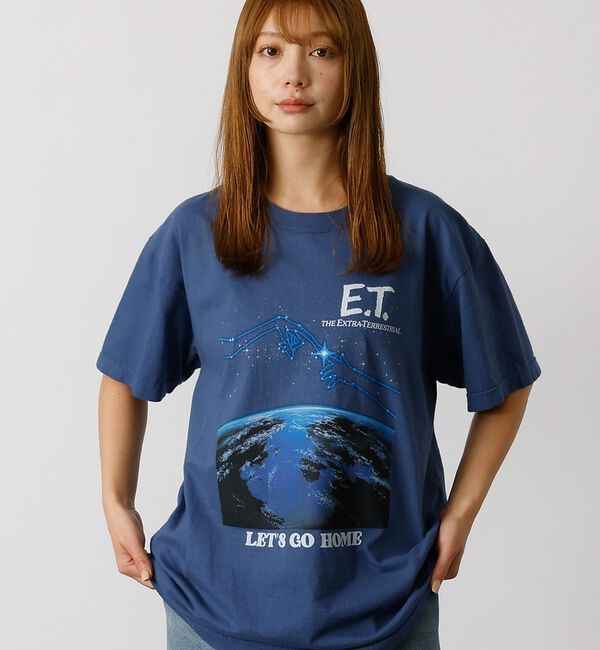 ABAHOUSE「【GOOD ROCK SPEED/グッドロックスピード】E.T. /BACK T」|Tシャツ・カットソー|インディゴ