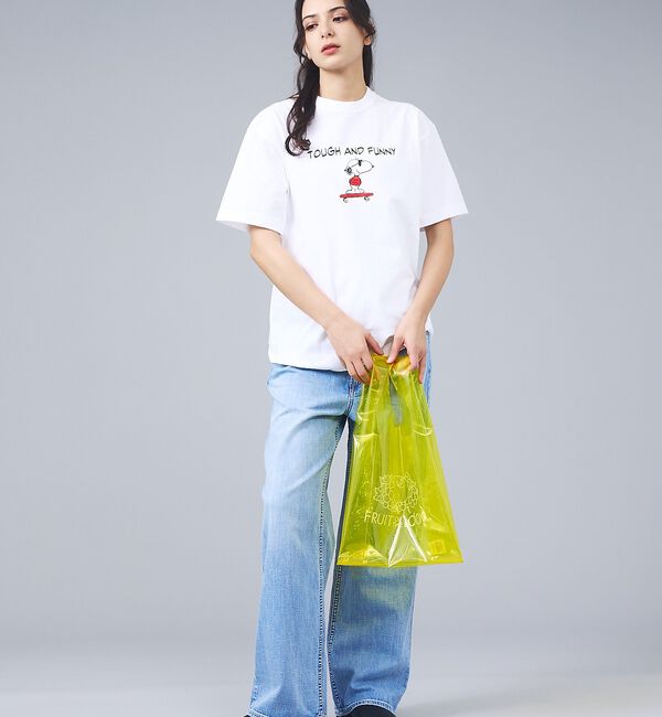 ABAHOUSE「【FRUIT OF THE LOOM / フルーツオブザルーム】クリア ショッピ」|エコバッグ|