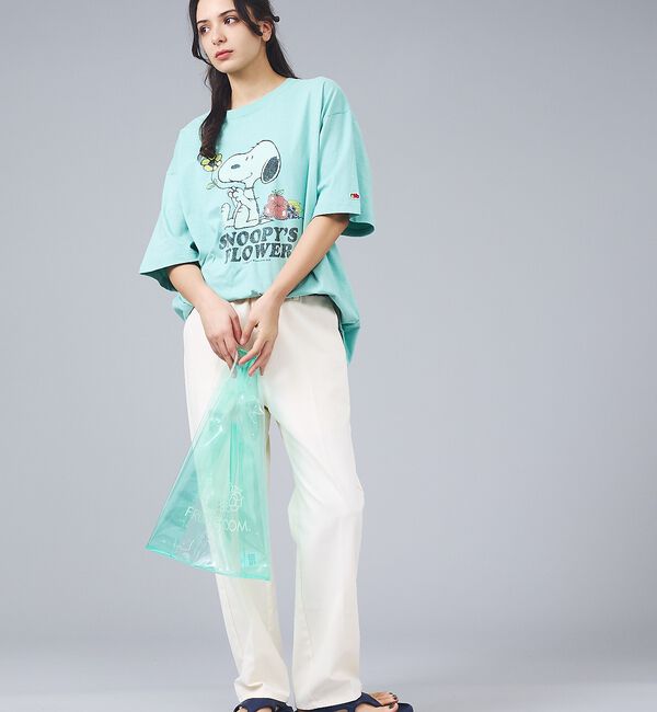 ABAHOUSE「【FRUIT OF THE LOOM / フルーツオブザルーム】クリア ショッピ」|エコバッグ|