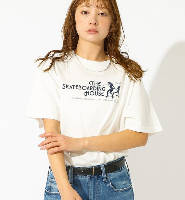 Rouge vif「【PARROTT CANVAS/パロットキャンバス】ヴィンテージS/S Tシャツ」|Tシャツ・カットソー|ホワイト