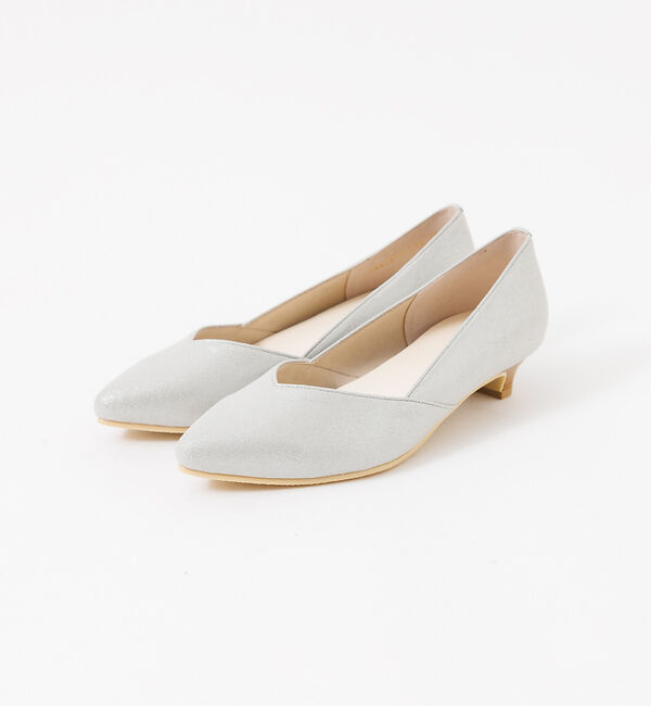 AU BANNISTER「【販売店舗限定】晴雨兼用Vカットパンプス」|パンプス|シルバー