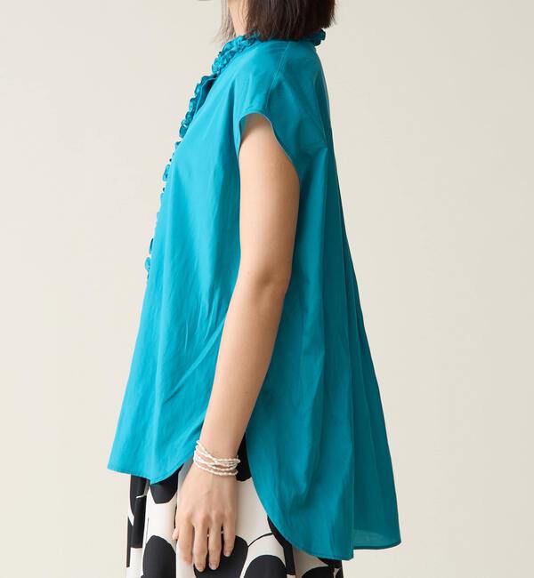 TIARA「ハイネックフリルブラウス」|シャツ・ブラウス|