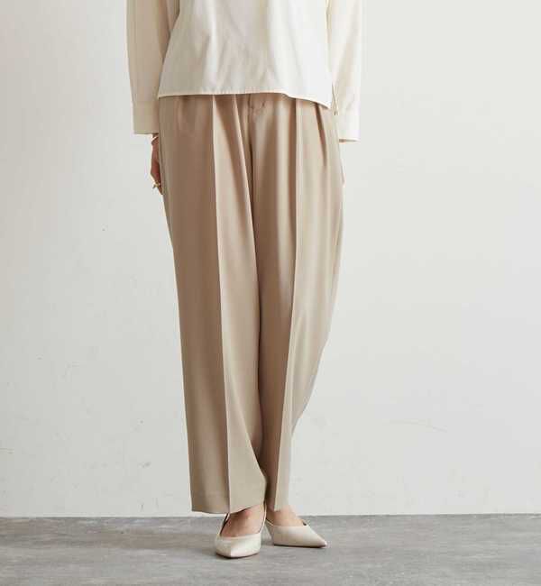 Liesse「2タックパンツ（セットアップ対応可）」|その他|ベージュ