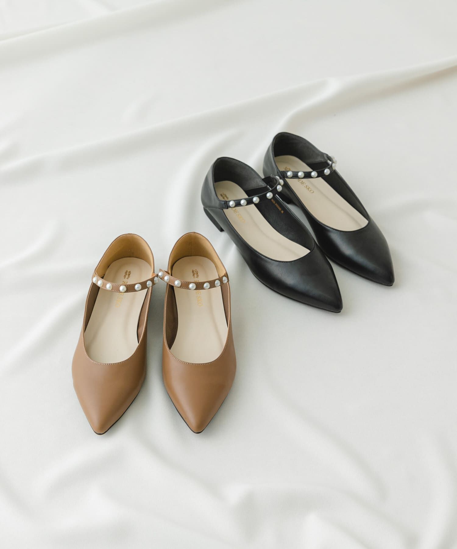 RODE SKO「パール付きポインテッドパンプス」|パンプス|