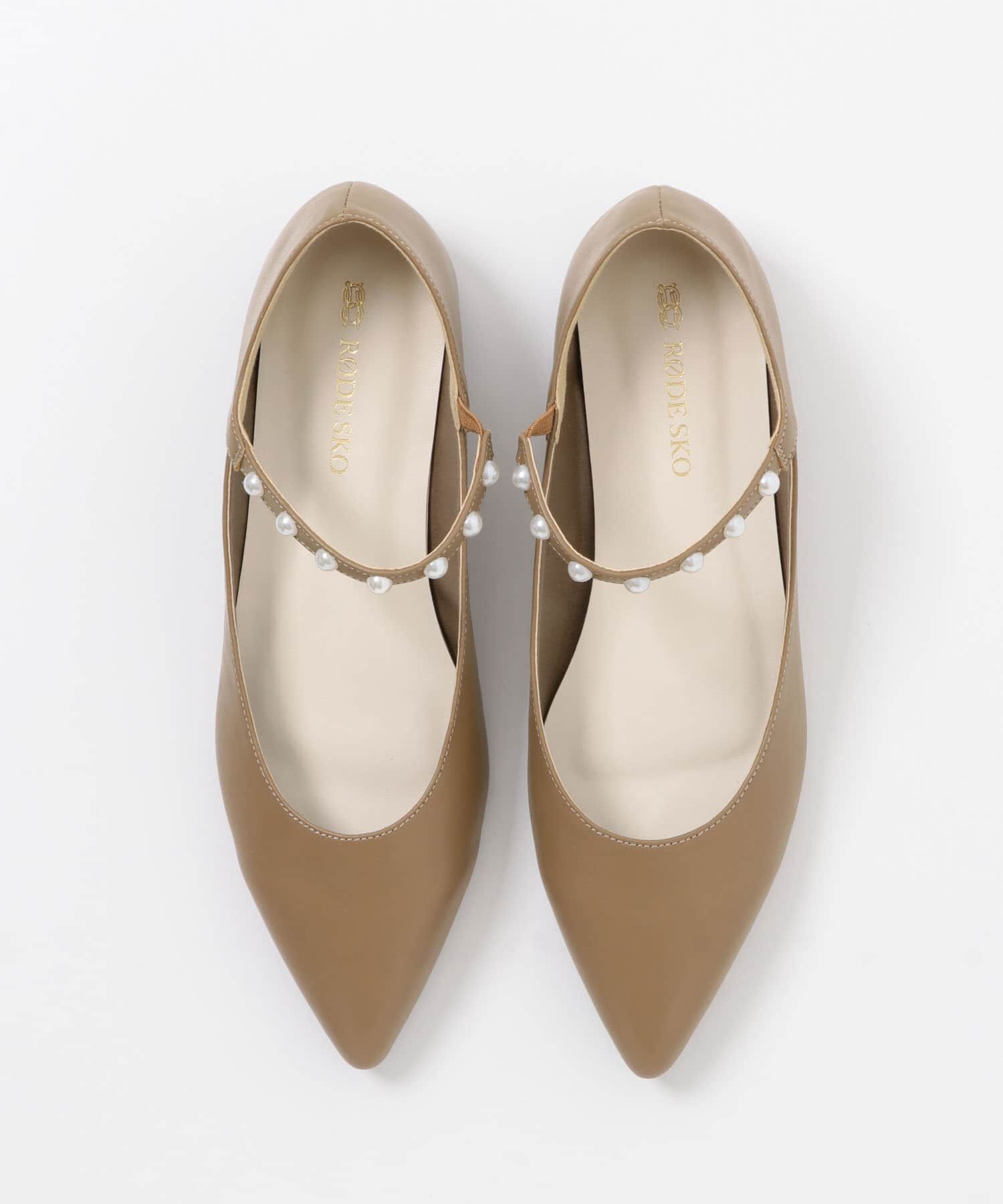 RODE SKO「パール付きポインテッドパンプス」|パンプス|