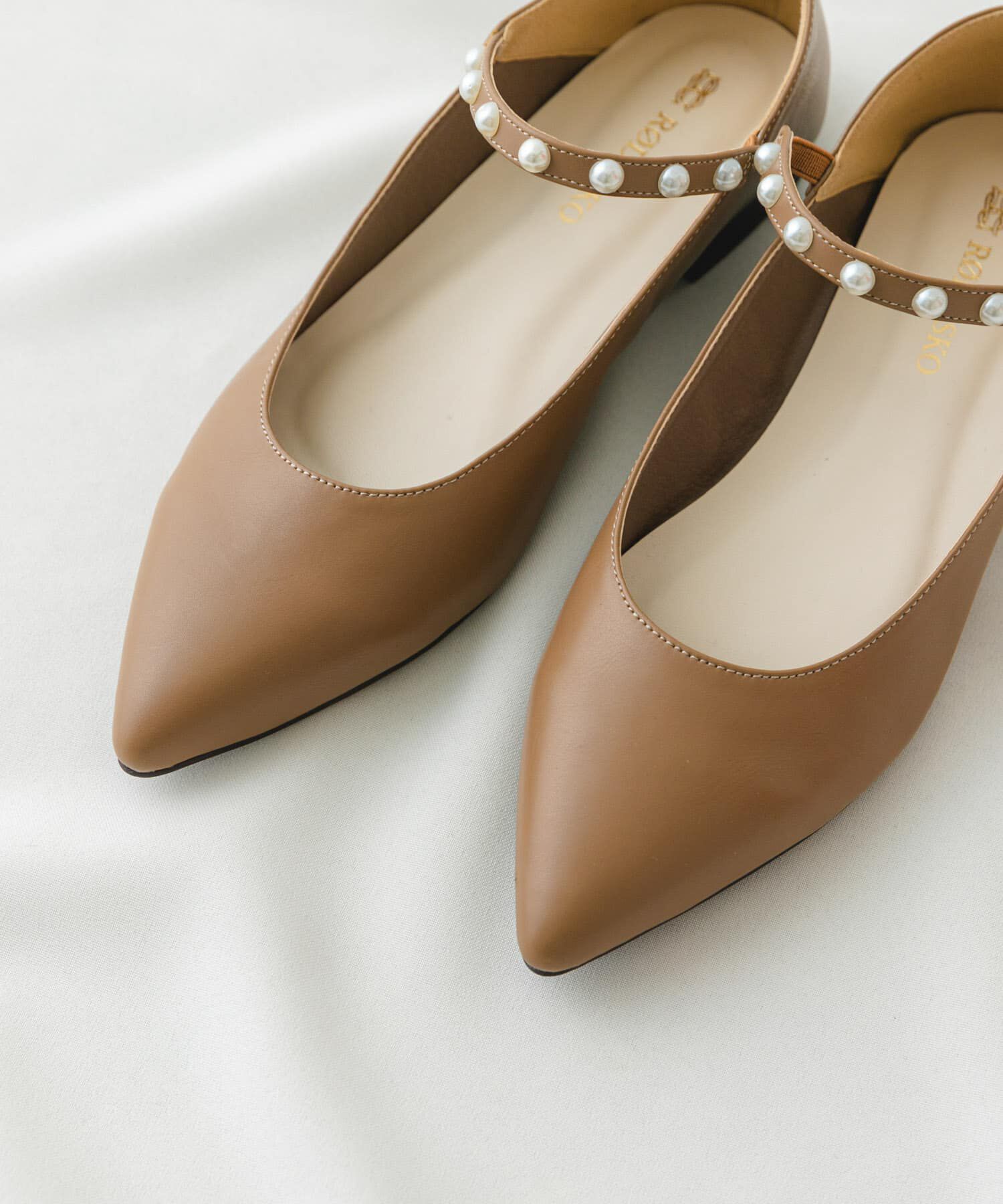 RODE SKO「パール付きポインテッドパンプス」|パンプス|