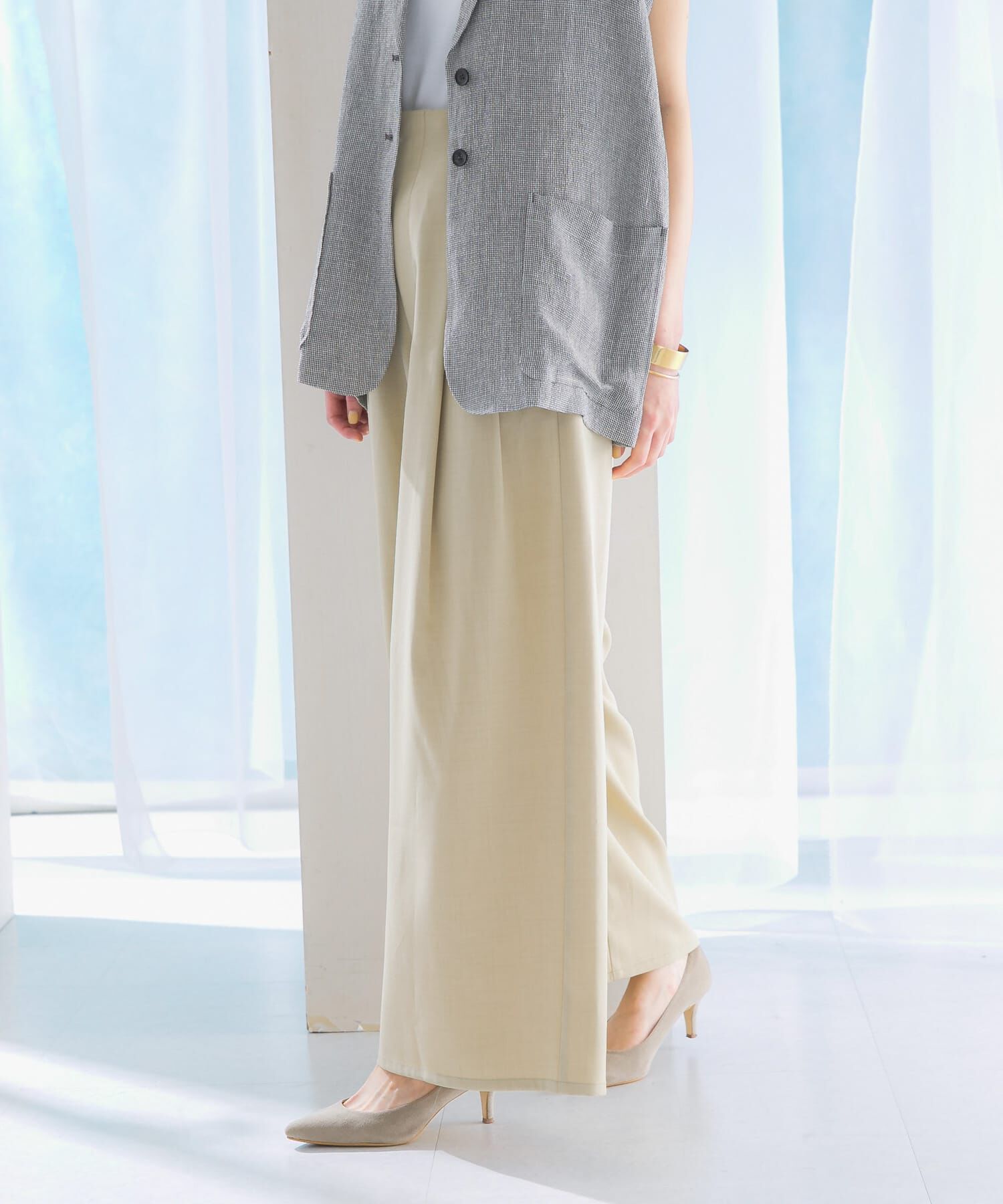 URBAN RESEARCH ROSSO「ハイウエストワイドパンツ」|その他|