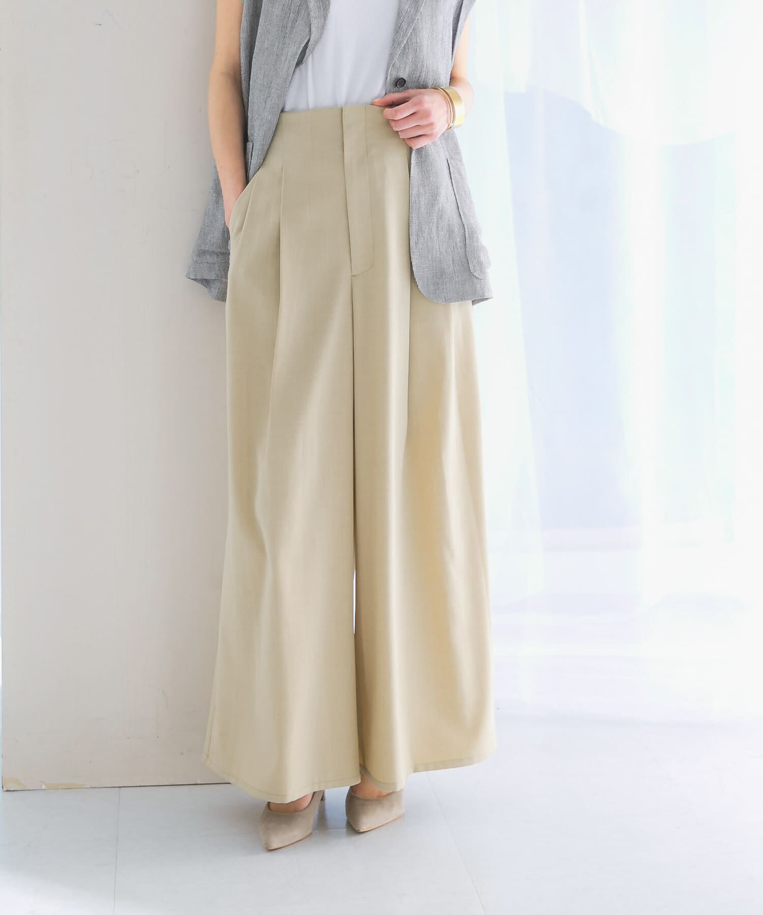 URBAN RESEARCH ROSSO「ハイウエストワイドパンツ」|その他|