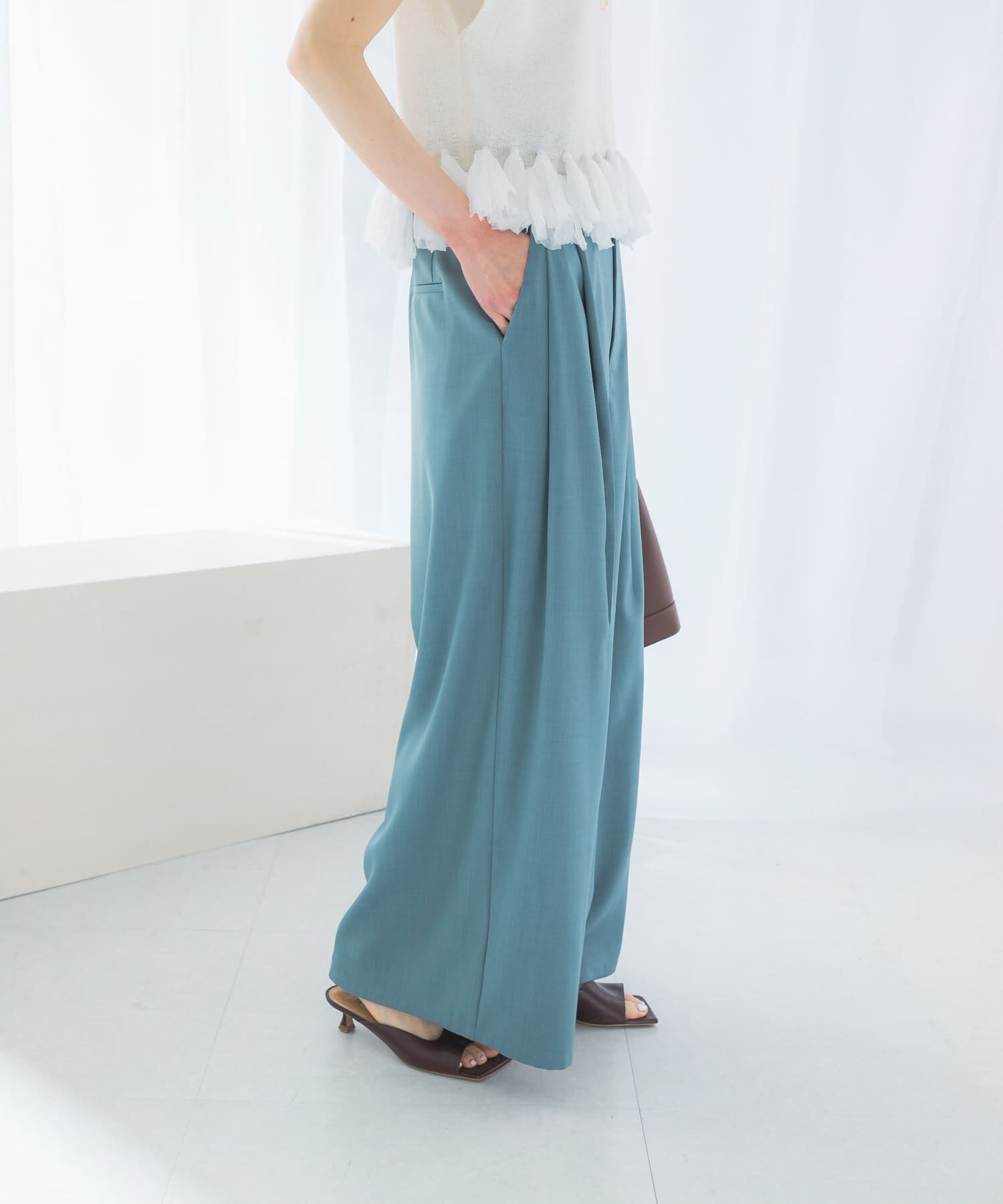 URBAN RESEARCH ROSSO「ハイウエストワイドパンツ」|その他|