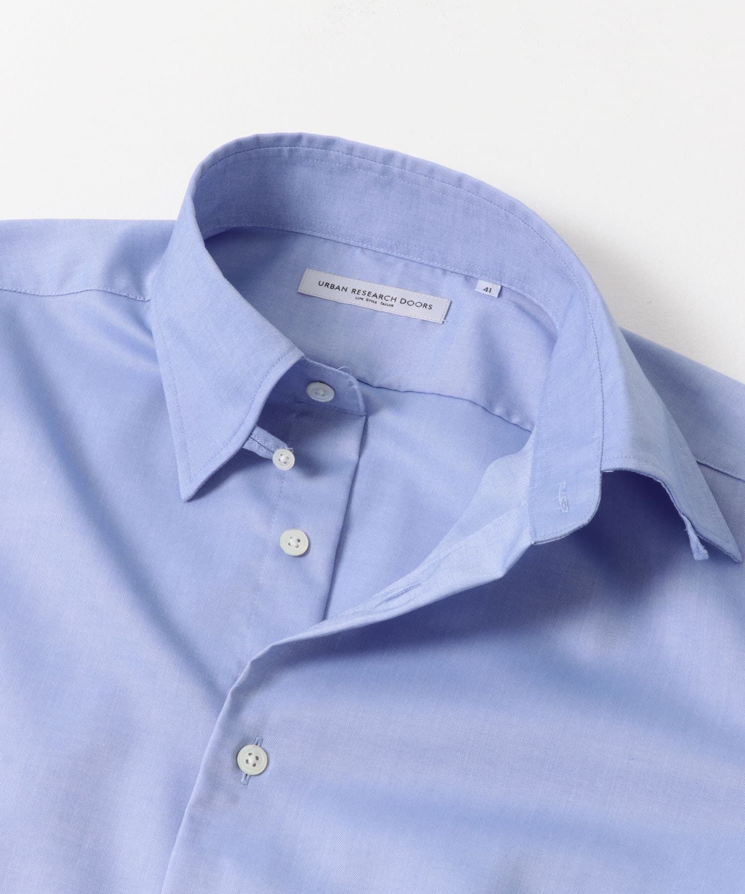 URBAN RESEARCH DOORS「『イージーケア』LIFE STYLE TAILOR　タブカラーオックスシャツ」|シャツ・ブラウス|
