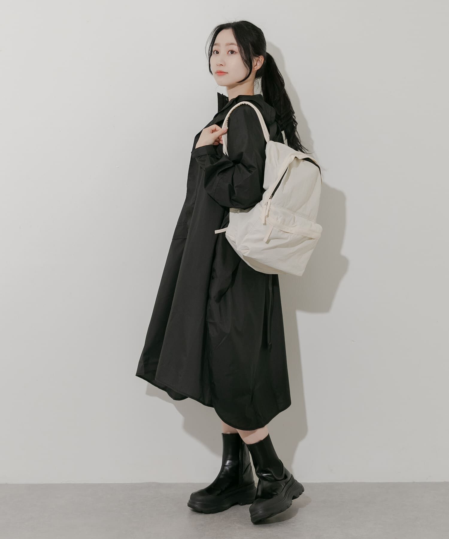 SMELLY「w.p.c　ユニセックス ウォーターリペレントポンチョ」|ポンチョ・ケープ|ブラック