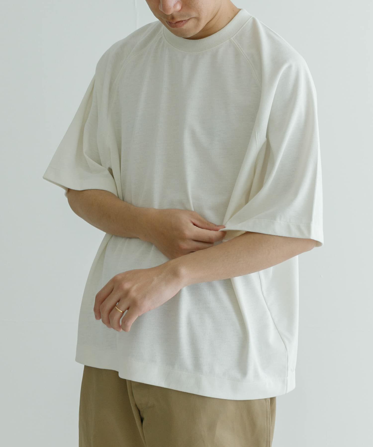 URBAN RESEARCH「『XLサイズあり』『UR TECH ひやサラクール』リラックスTシャツ」|Tシャツ・カットソー|