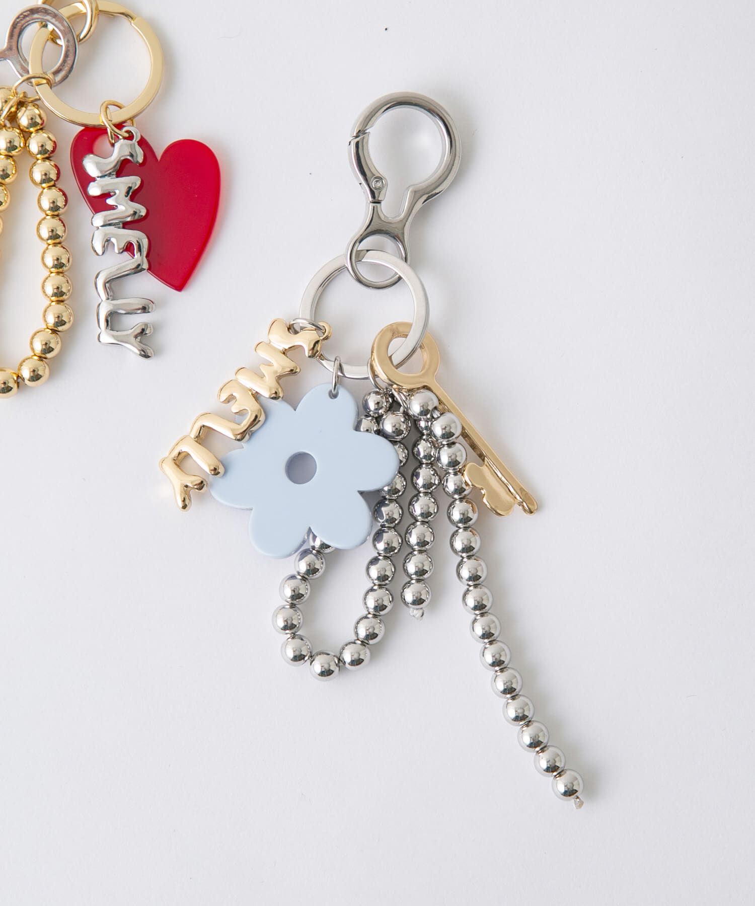 SMELLY「メタルロゴキーチェーン」|チャーム・キーホルダー|シルバー系その他