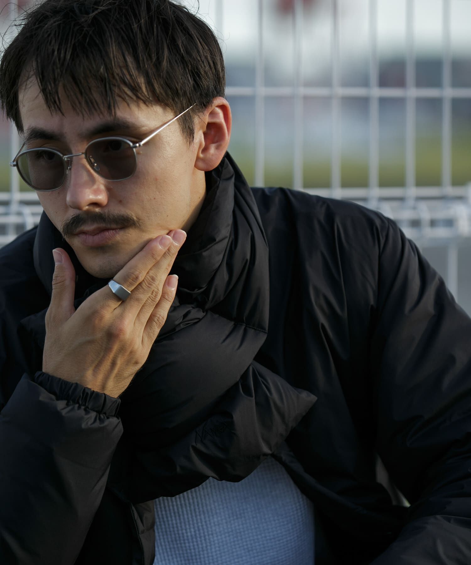 URBAN RESEARCH DOORS「『別注』NANGA&times;DOORS　DOWN MUFFLER」|マフラー|