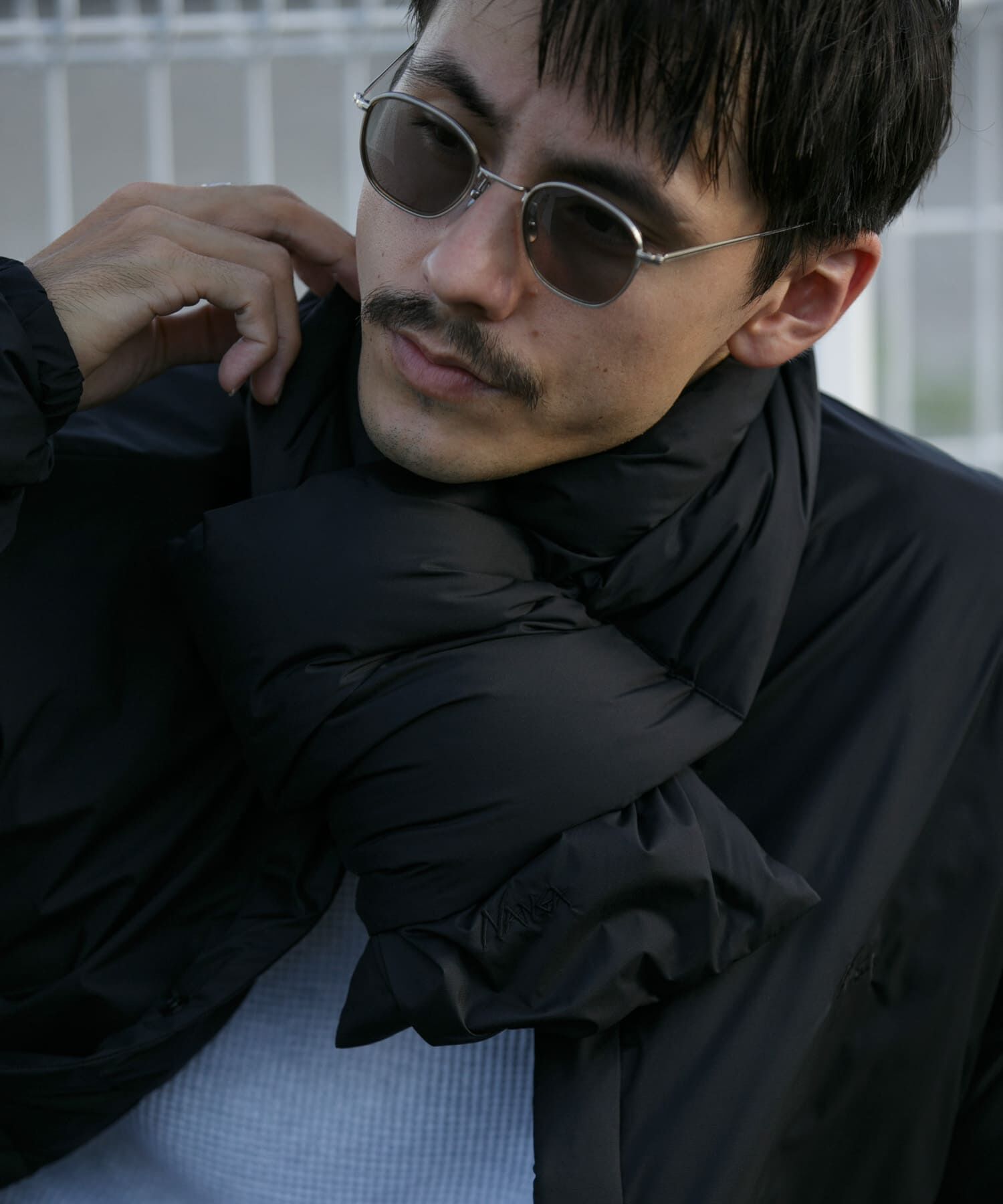 URBAN RESEARCH DOORS「『別注』NANGA&times;DOORS　DOWN MUFFLER」|マフラー|