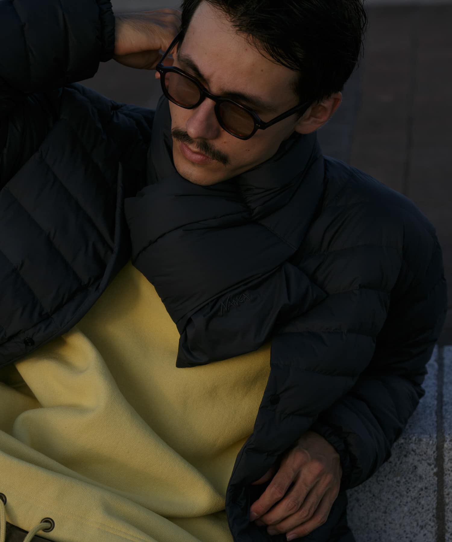 URBAN RESEARCH DOORS「『別注』NANGA&times;DOORS　DOWN MUFFLER」|マフラー|