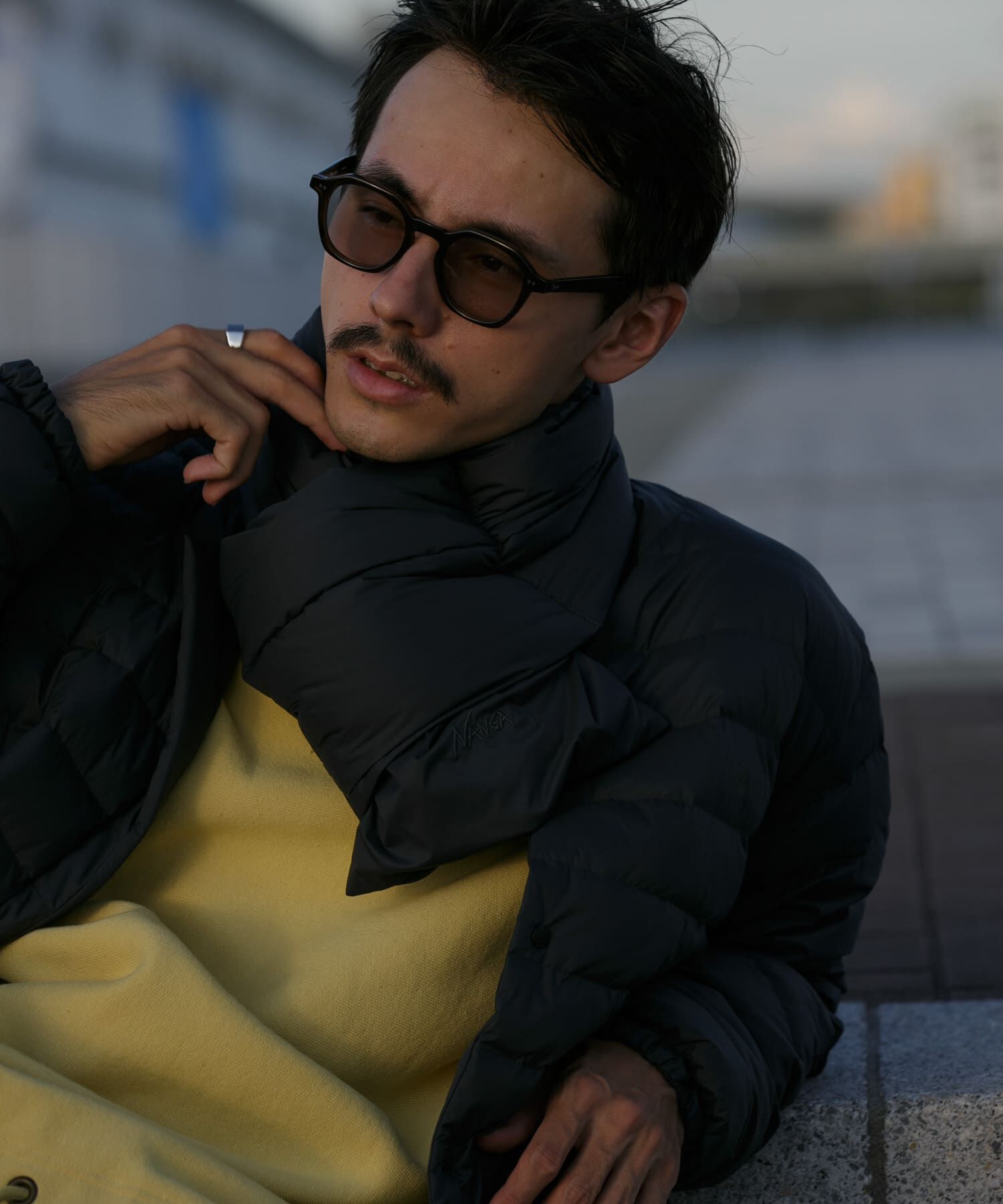 URBAN RESEARCH DOORS「『別注』NANGA&times;DOORS　DOWN MUFFLER」|マフラー|