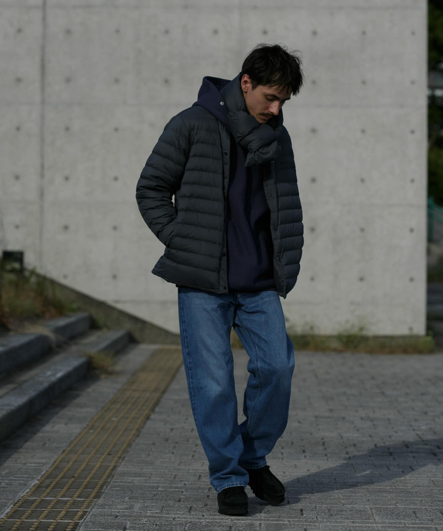 URBAN RESEARCH DOORS「『別注』NANGA&times;DOORS　DOWN MUFFLER」|マフラー|