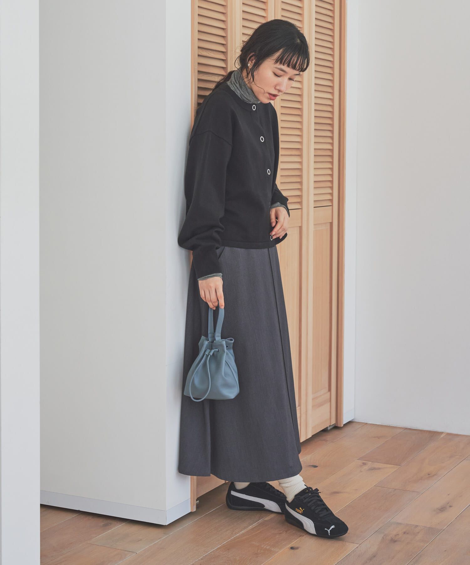 URBAN RESEARCH DOORS「『仁村紗和さん着用』『UR TECH』完声フレアスカート」|スカート|