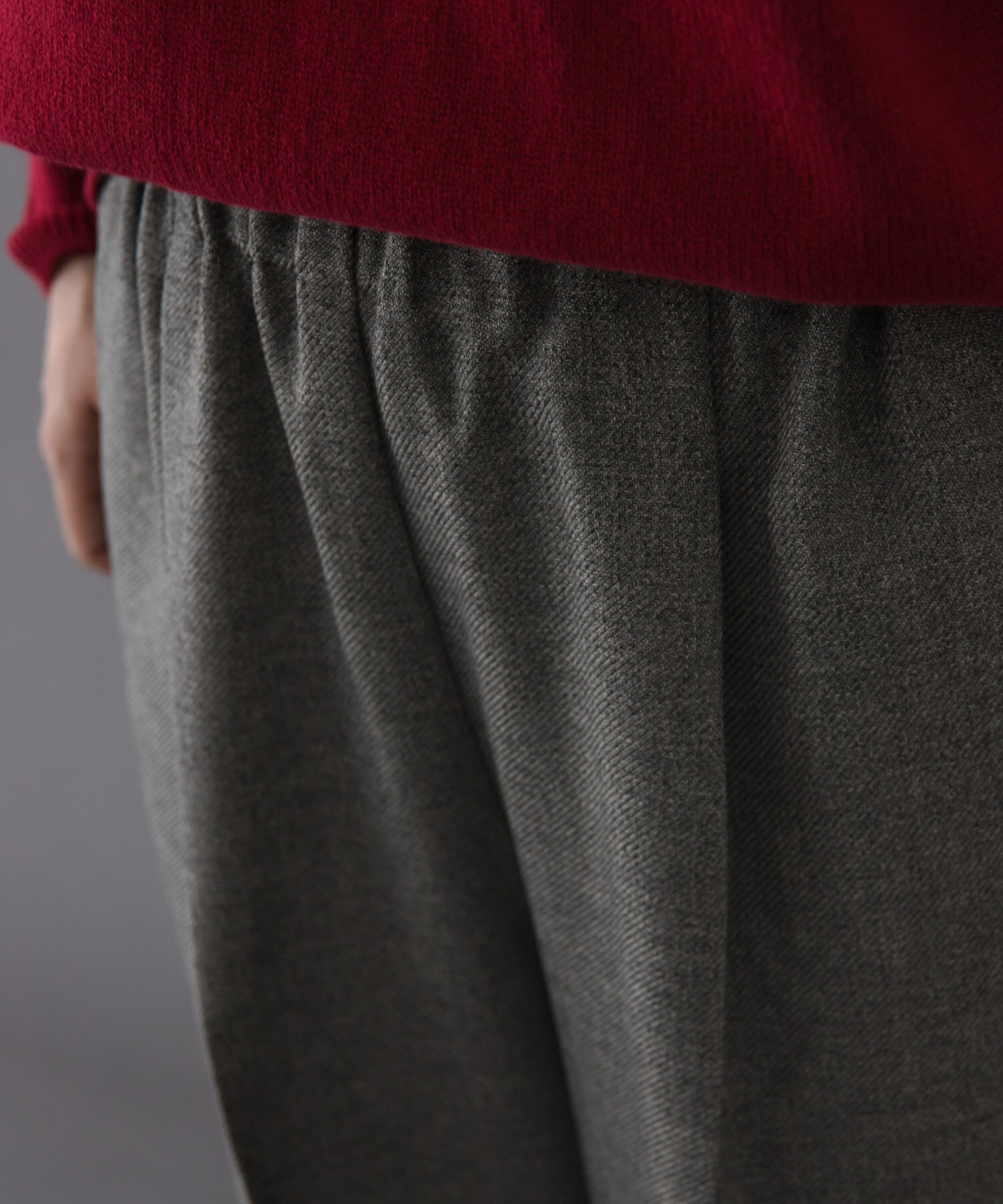 URBAN RESEARCH DOORS「FORK&SPOON　ウールライクツイルイージーパンツ」|その他|