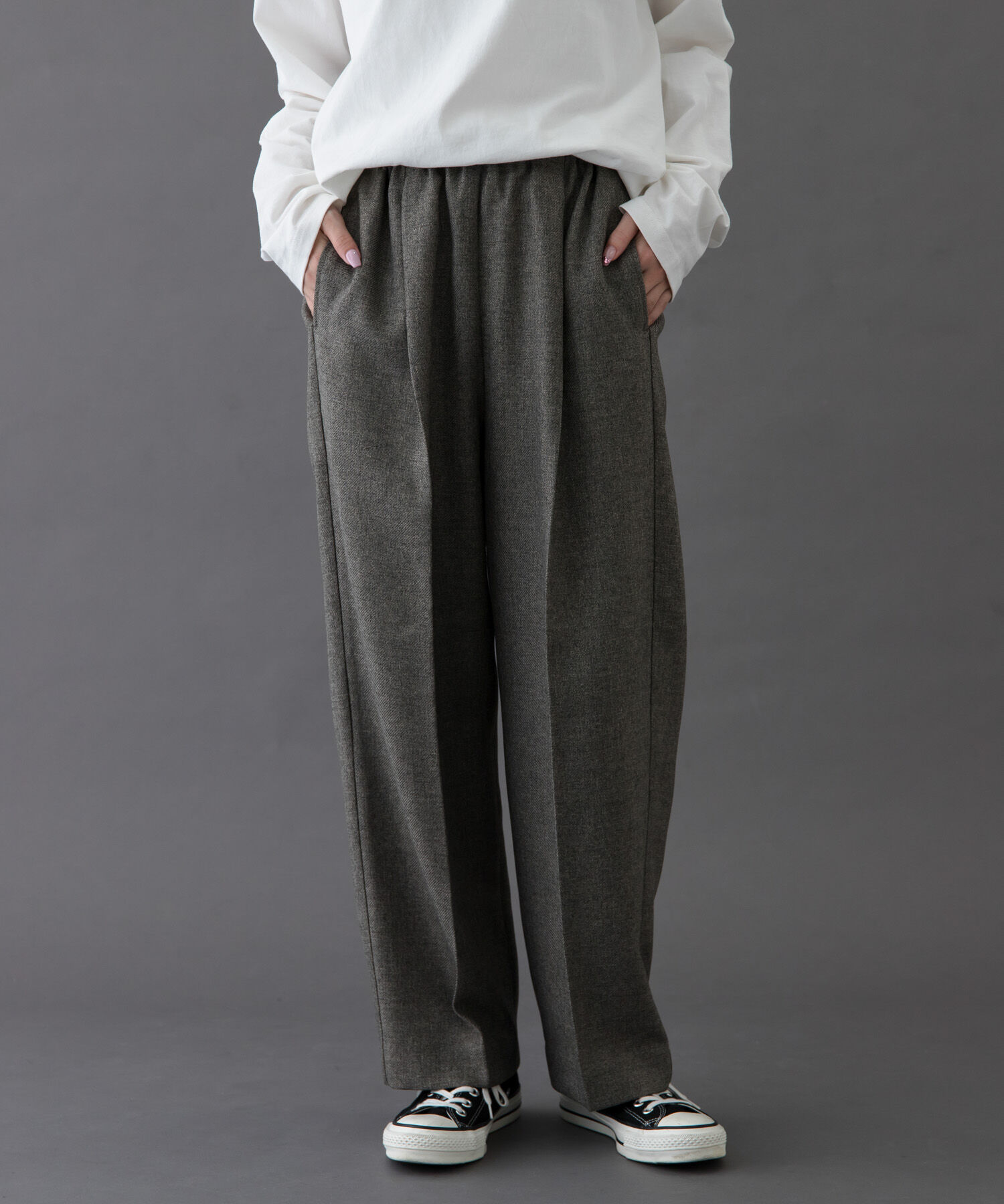 URBAN RESEARCH DOORS「FORK&SPOON　ウールライクツイルイージーパンツ」|その他|