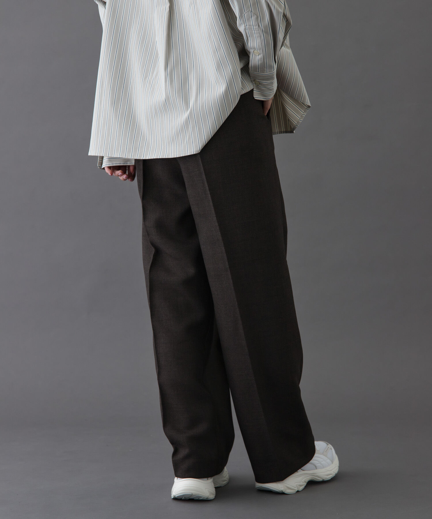 URBAN RESEARCH DOORS「FORK&SPOON　ウールライクツイルイージーパンツ」|その他|