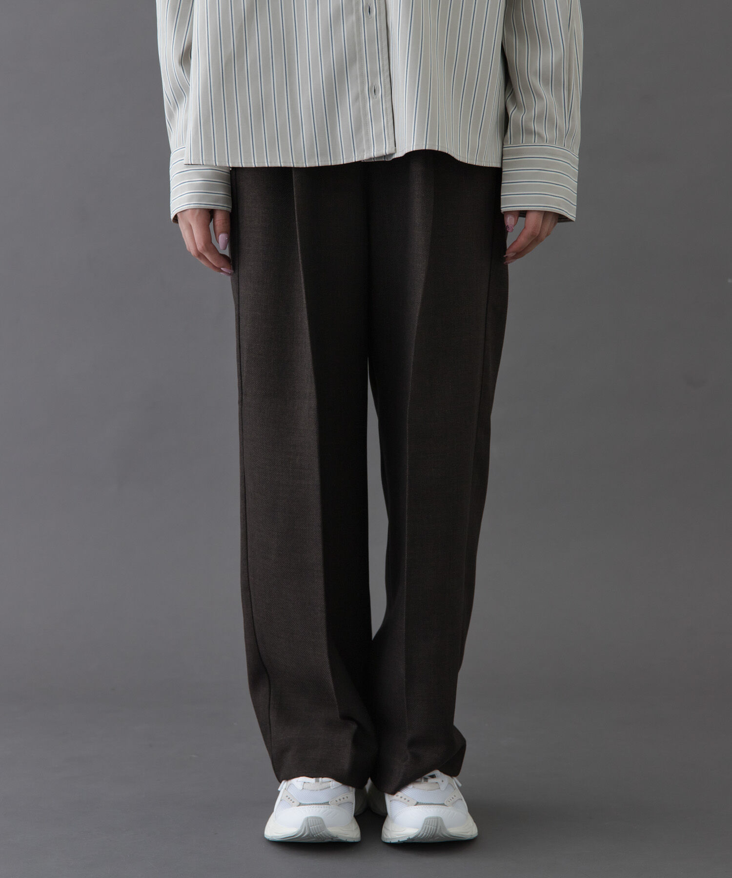 URBAN RESEARCH DOORS「FORK&SPOON　ウールライクツイルイージーパンツ」|その他|