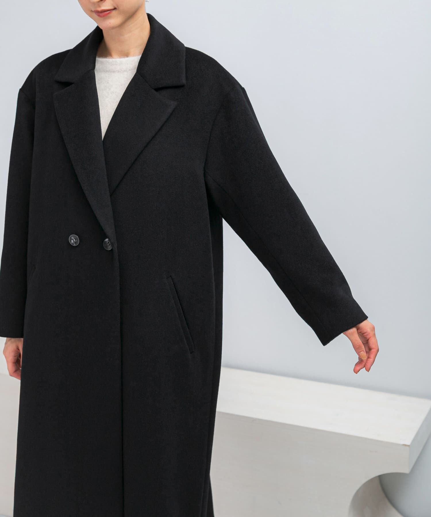 URBAN RESEARCH ROSSO「カシミヤビーバーチェスターコート」|チェスターコート|