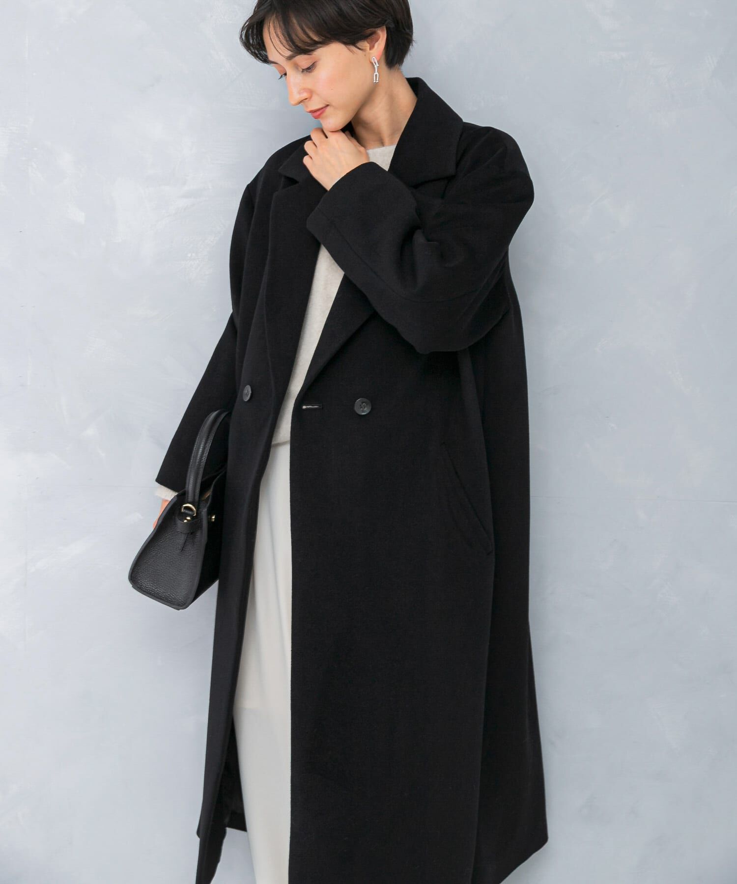 URBAN RESEARCH ROSSO「カシミヤビーバーチェスターコート」|チェスターコート|