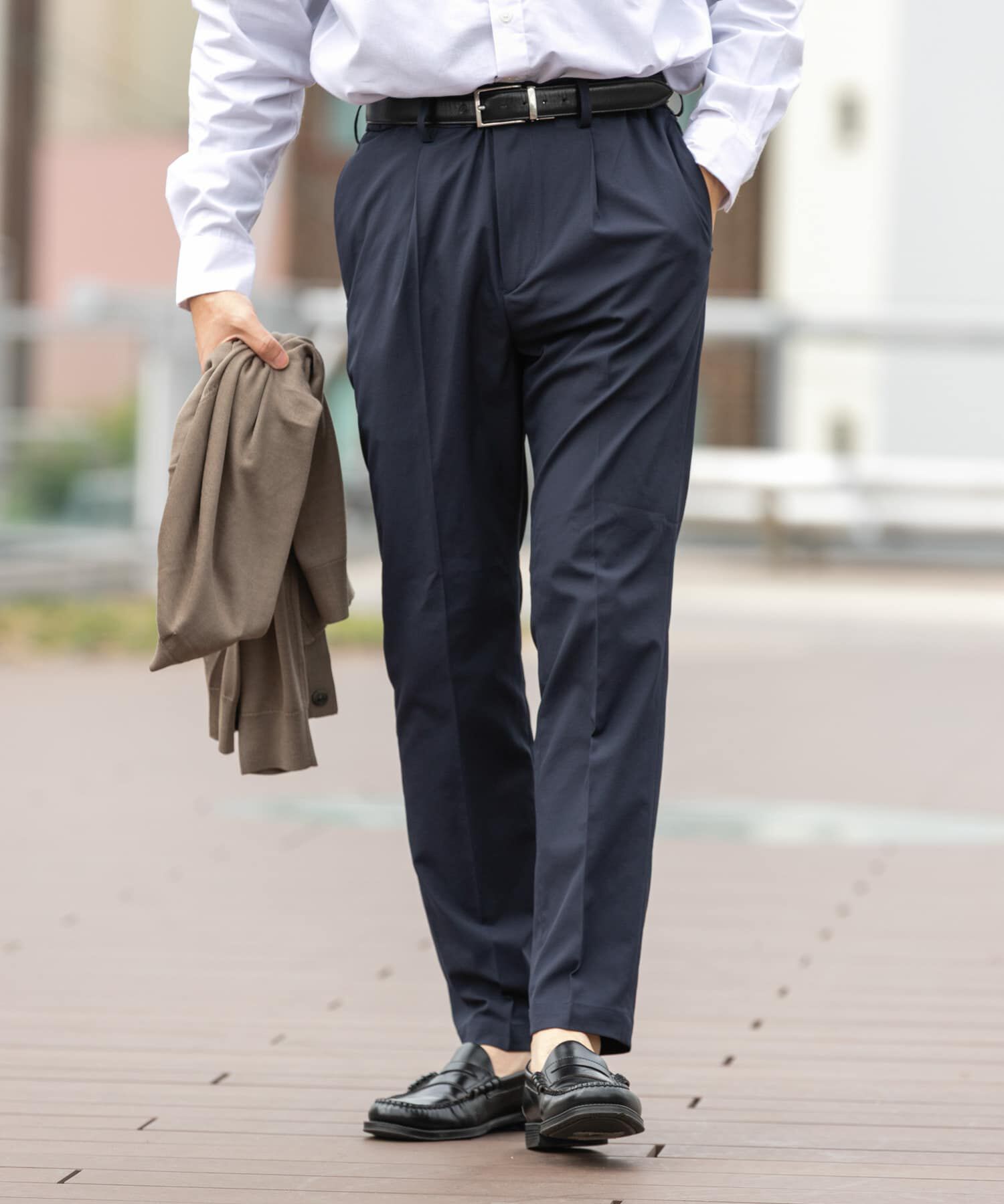 URBAN RESEARCH ROSSO「3H Dry Fabricストレッチスリムパンツ」|その他|ネイビー