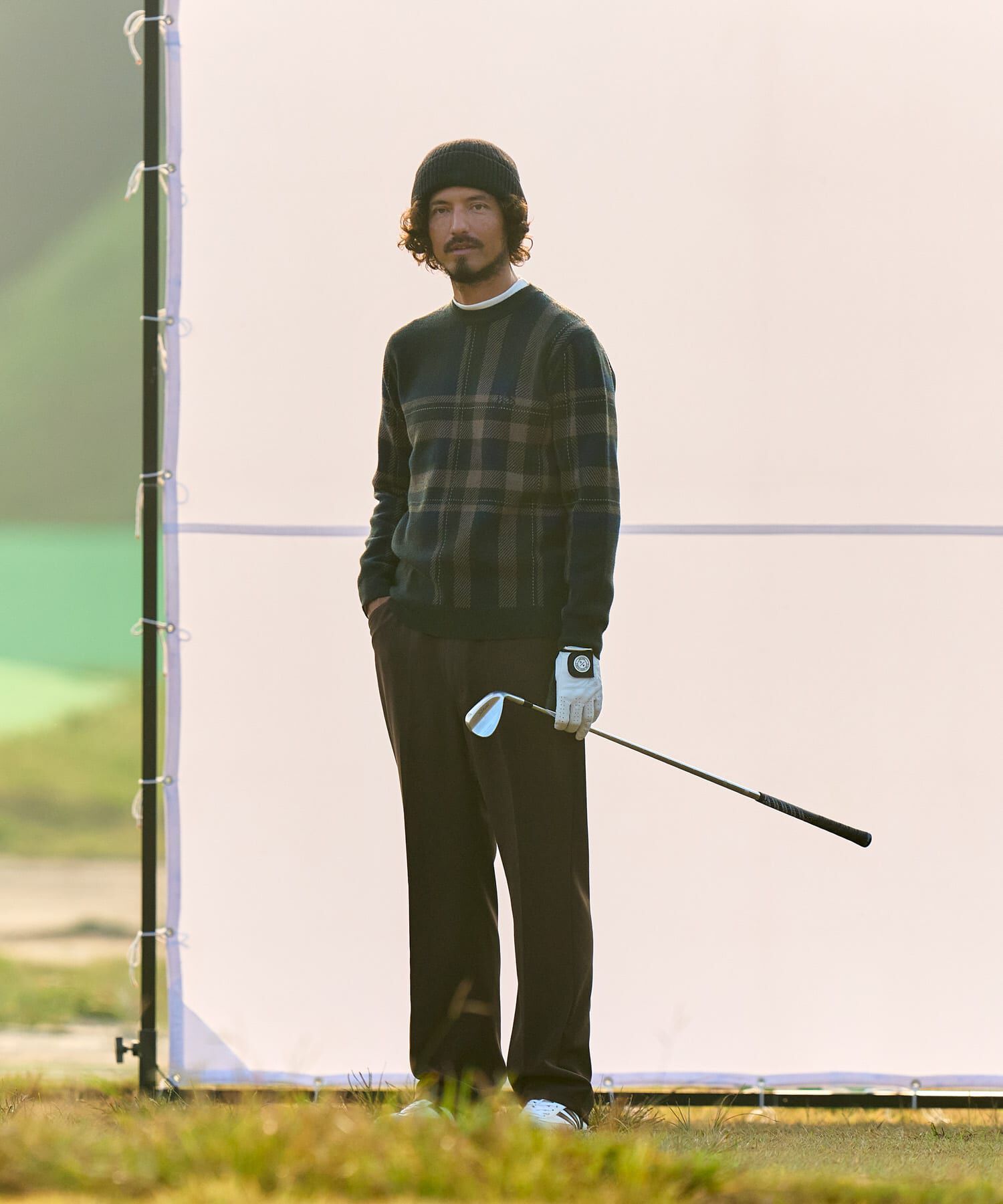 Sonny Label 「OOPS　ビッグチェックニット」|ニット・セーター|