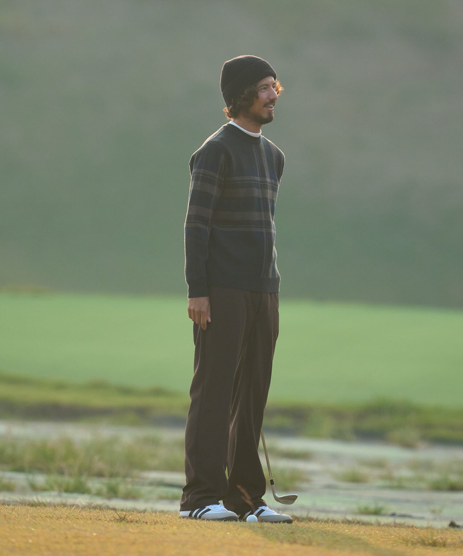 Sonny Label 「OOPS　ビッグチェックニット」|ニット・セーター|