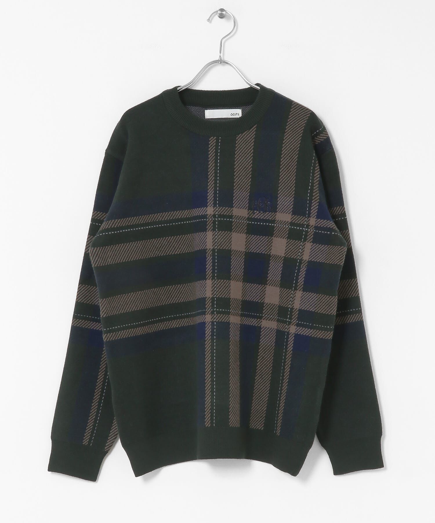 Sonny Label 「OOPS　ビッグチェックニット」|ニット・セーター|