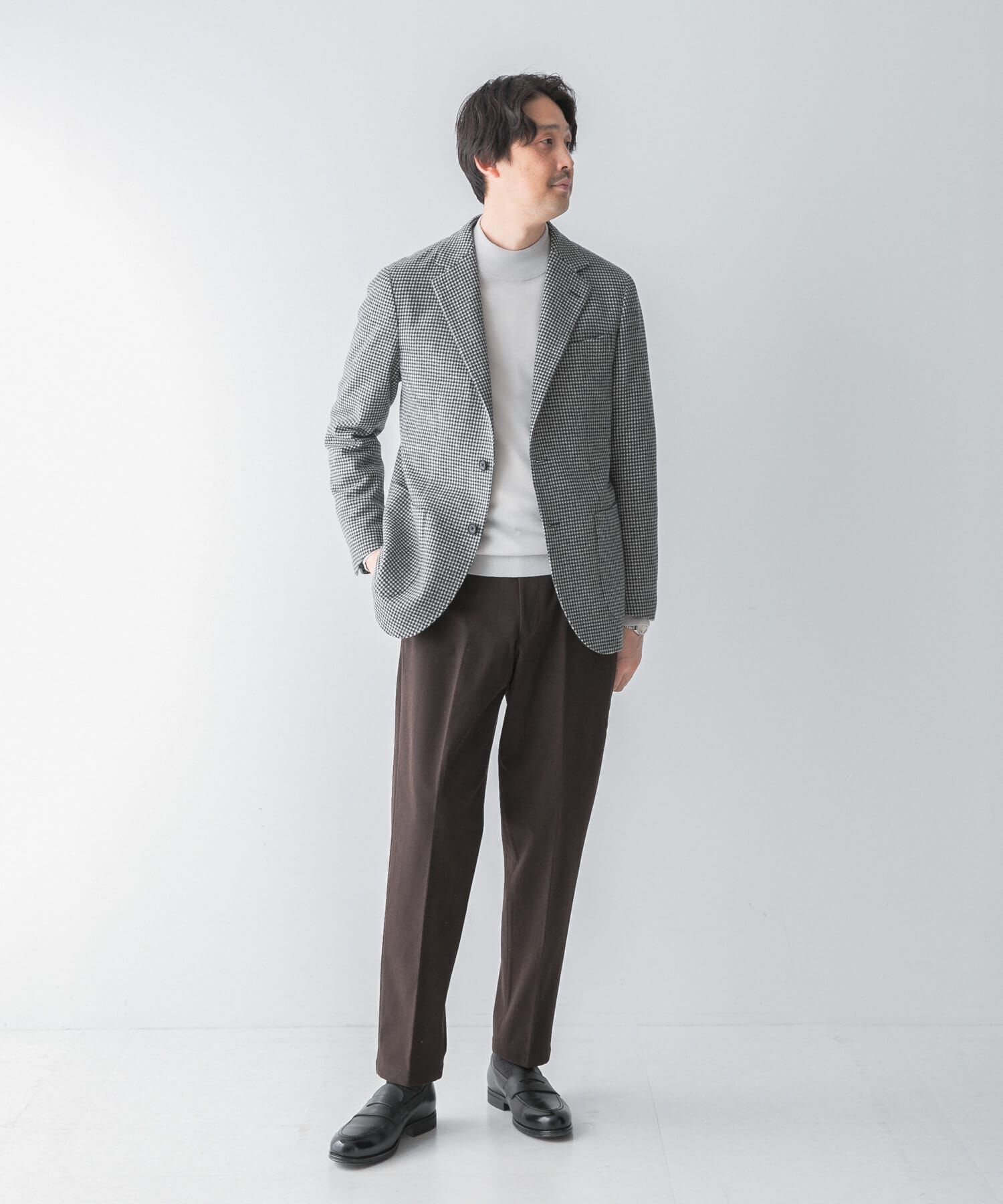 URBAN RESEARCH DOORS「LIFE STYLE TAILOR　千鳥柄ツイードジャケット」|その他|