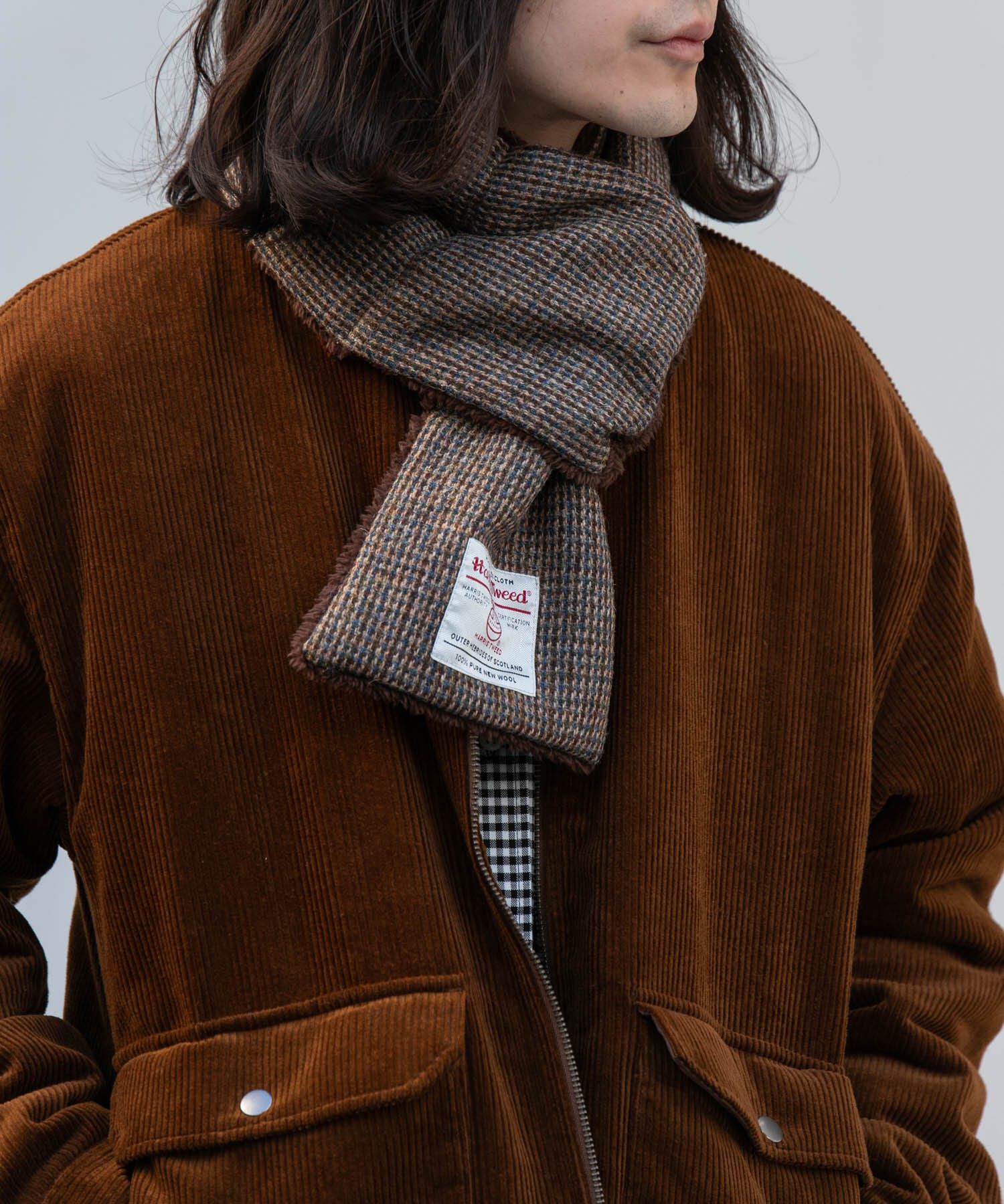 Sonny Label 「HARRIS TWEED中綿マフラー」|マフラー|