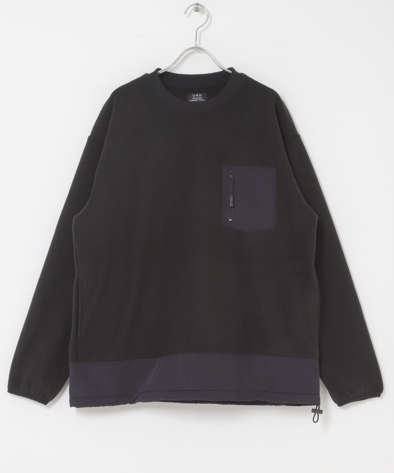 URBAN RESEARCH DOORS「ナイロン ドッキング フリースプルオーバー」|Tシャツ・カットソー|