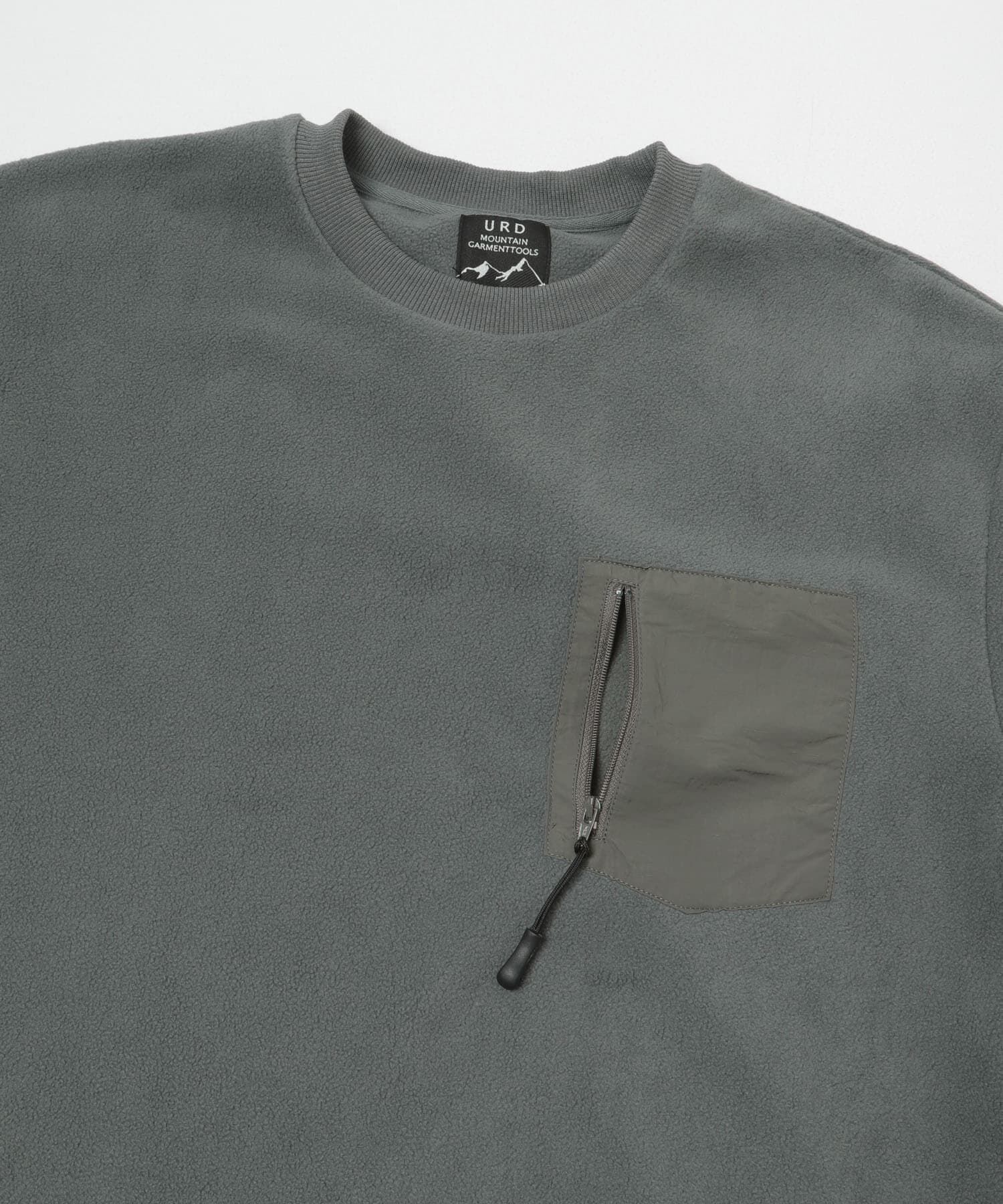 URBAN RESEARCH DOORS「ナイロン ドッキング フリースプルオーバー」|Tシャツ・カットソー|