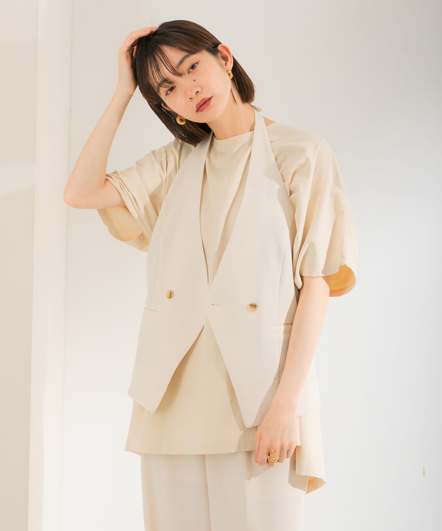  「ホルターベスト」|ベスト・ジレ|