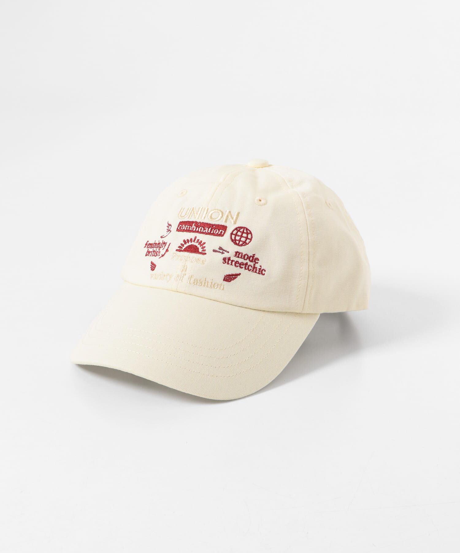  「バイカラーエンブロイダリーCAP」|キャップ・キャスケット|