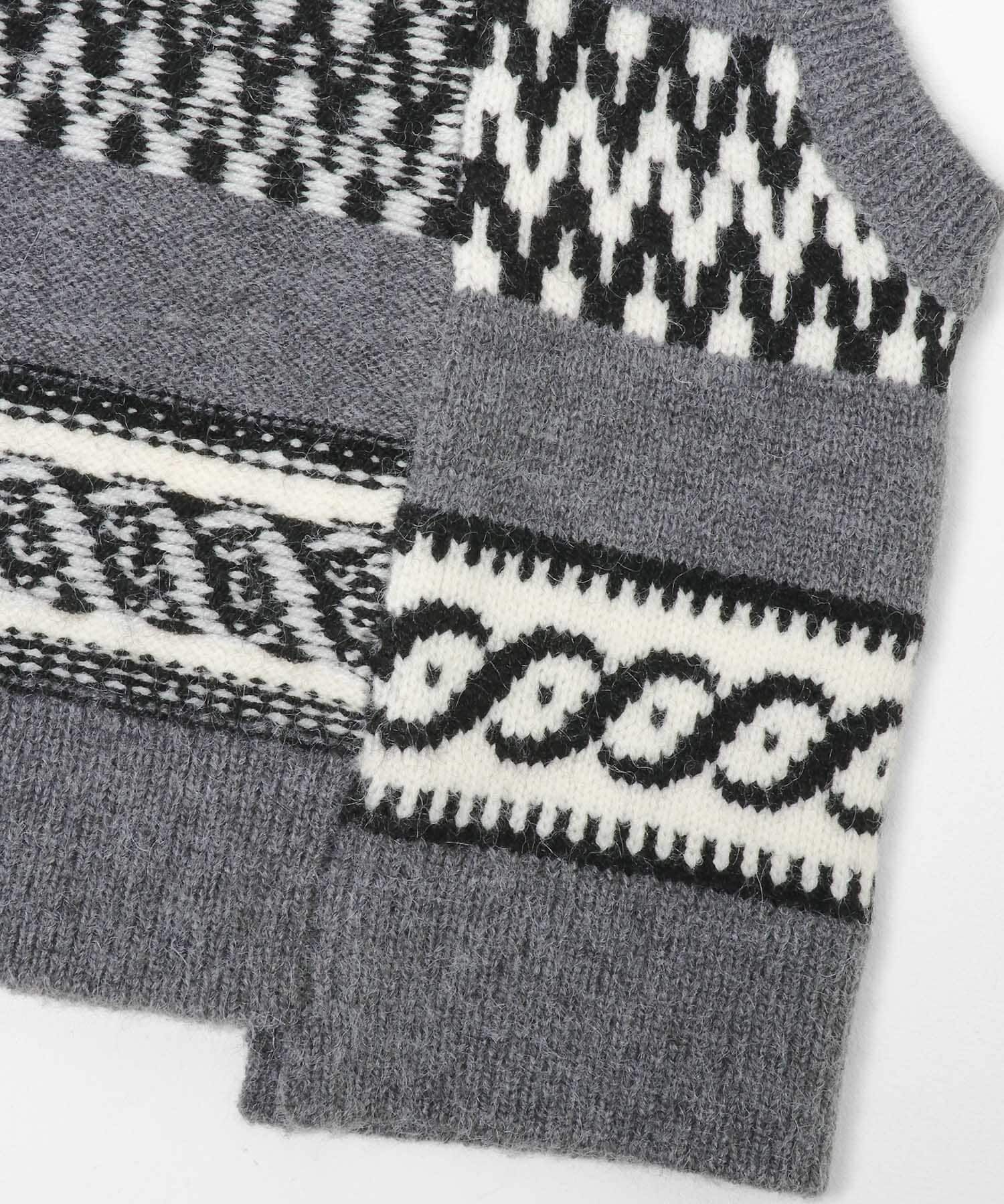  「ジャガードリメイクベスト」|ベスト・ジレ|