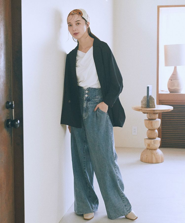 earth music&ecology「ドレープデザインカットソー」|Tシャツ・カットソー|