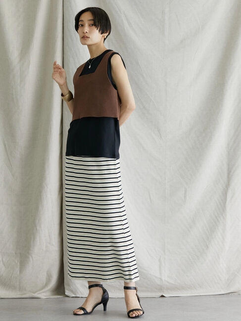  「ノースリーブカットプルオーバー」|Tシャツ・カットソー|