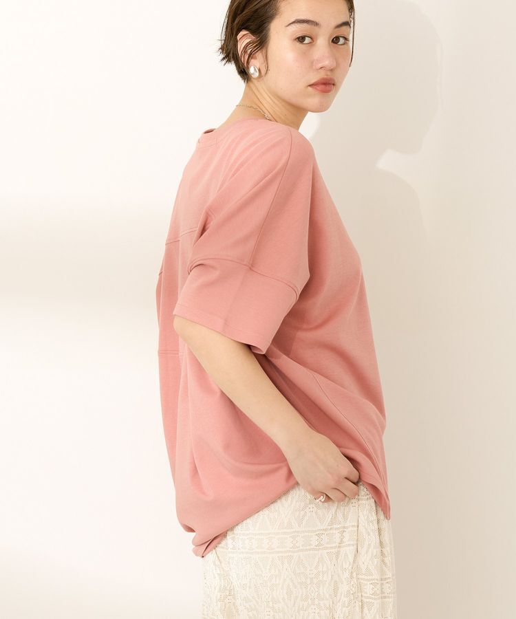 AMERICAN HOLIC「【WEB限定】UVカット+接触冷感 コクーンカットプルオーバー」|Tシャツ・カットソー|Pink