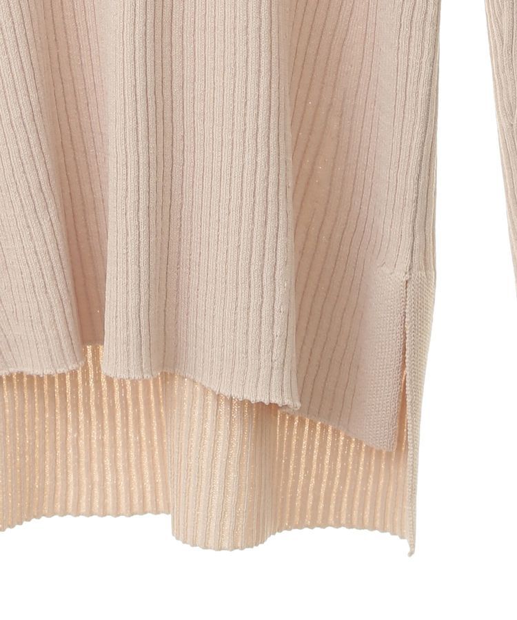 YECCA VECCA「袖口シアーリブニット」|ニット・セーター|