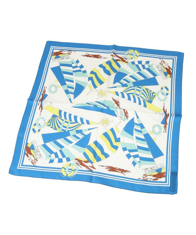 YECCA VECCA「【kakatoo】ヨット柄スカーフ」|バンダナ・スカーフ|