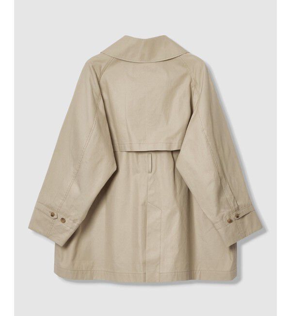 allureville「オーバーサイズショートトレンチコート」|ダッフルコート|