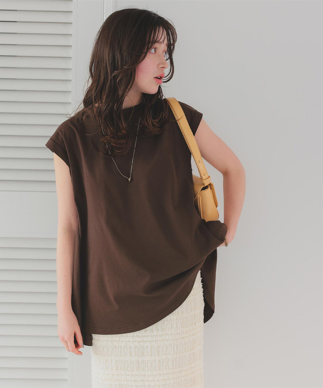 titivate「汗染み防止バックフレアTシャツ」|Tシャツ・カットソー|