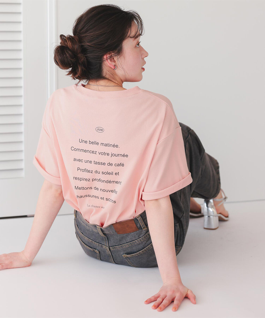 titivate「バックロゴゆるっとTシャツ」|Tシャツ・カットソー|