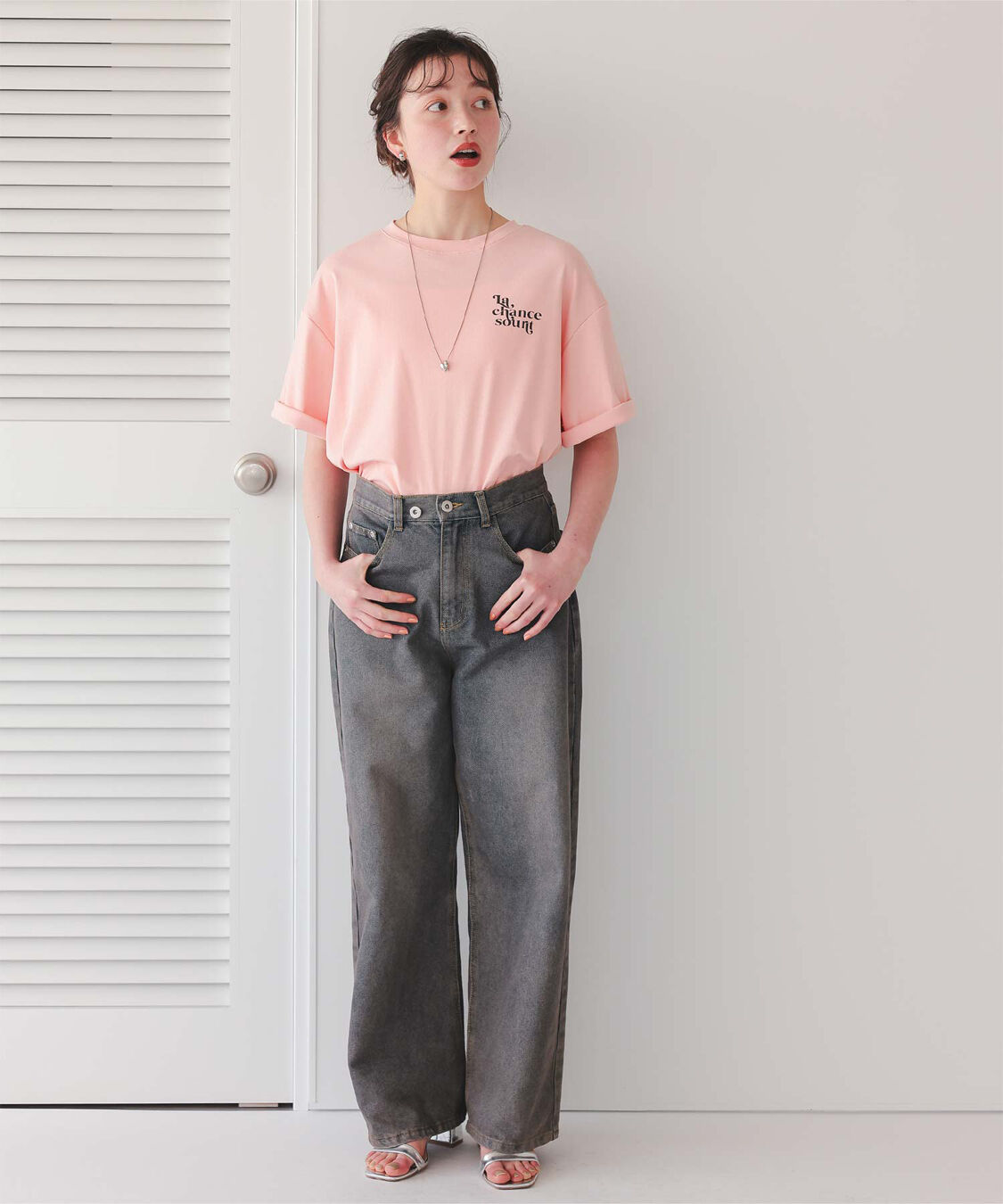 titivate「バックロゴゆるっとTシャツ」|Tシャツ・カットソー|