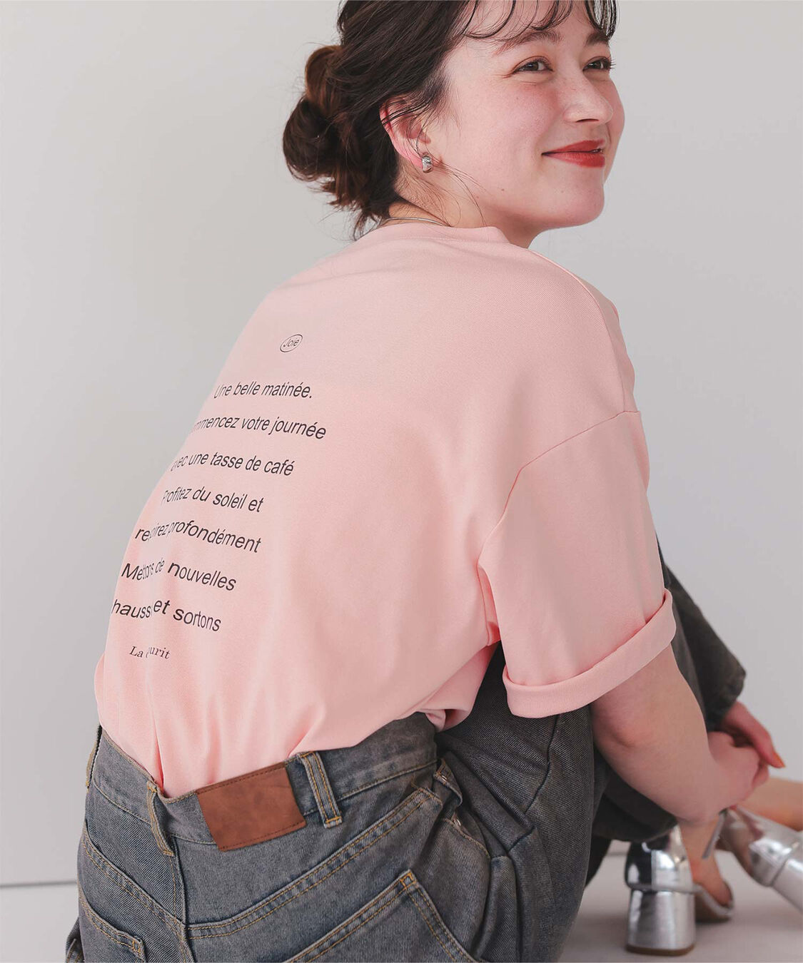 titivate「バックロゴゆるっとTシャツ」|Tシャツ・カットソー|